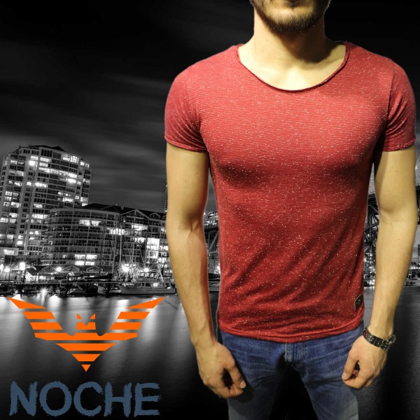 Bisiklet Yaka T-shirt 607 Bordo