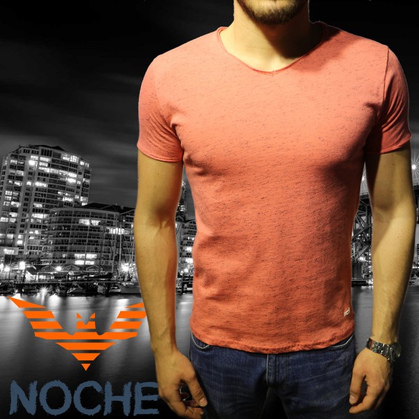 V Yaka T-shirt 603 Nar Çiçeği