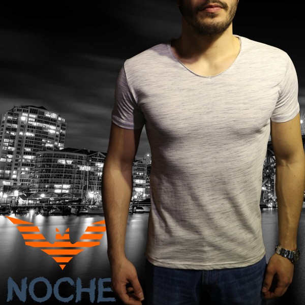 V Yaka T-shirt 612 Beyaz