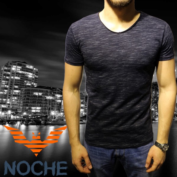 V Yaka T-shirt 612 Lacivert